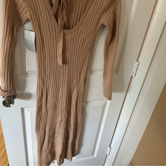 Tan Midi Dress - Picture 9 of 10